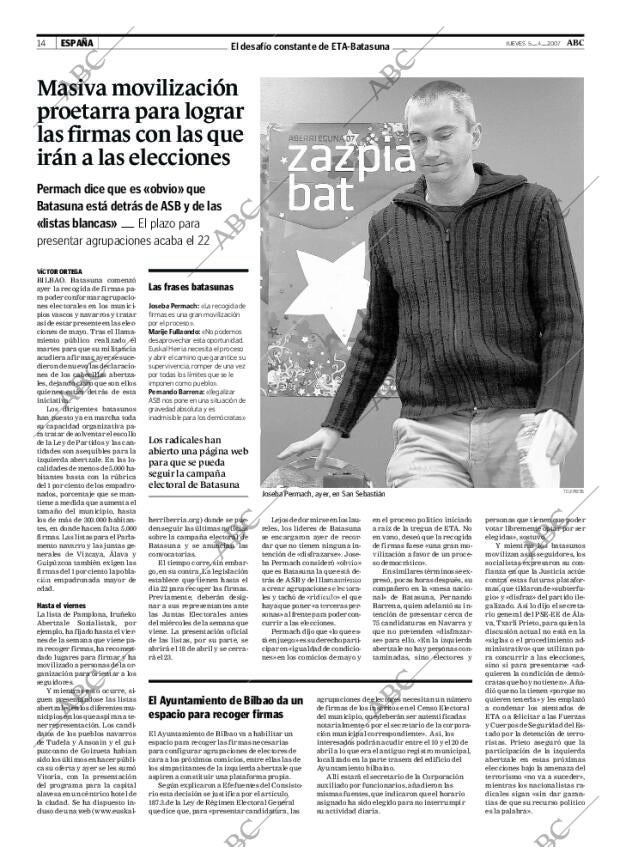 ABC MADRID 05-04-2007 página 14