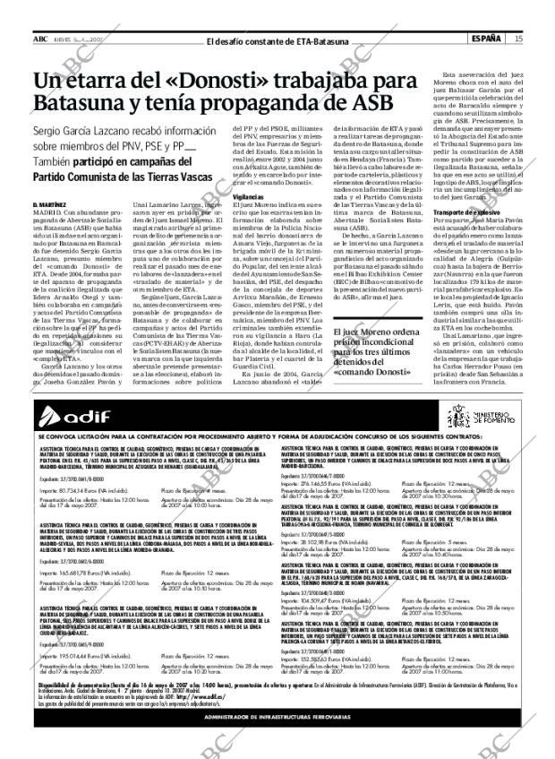 ABC MADRID 05-04-2007 página 15