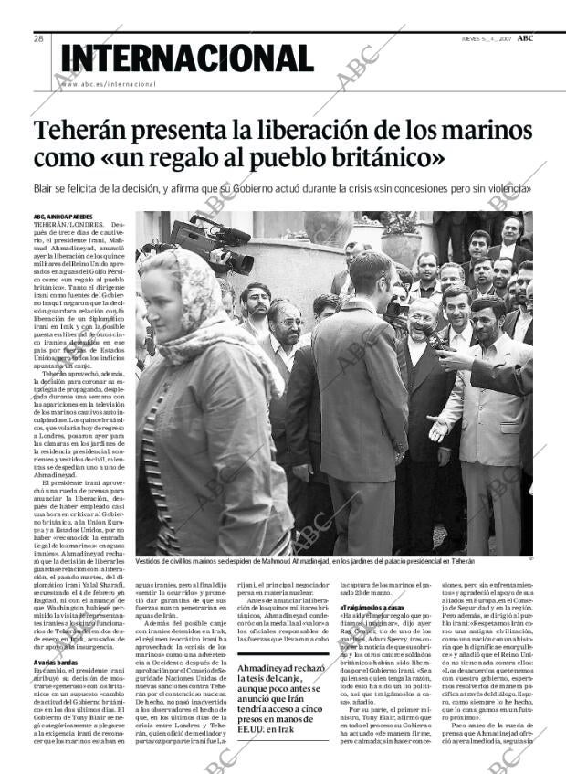 ABC MADRID 05-04-2007 página 28