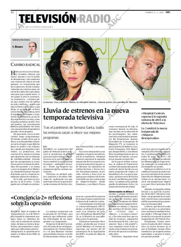 ABC MADRID 08-04-2007 página 92