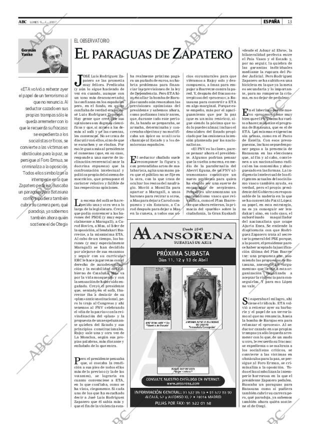ABC MADRID 09-04-2007 página 13