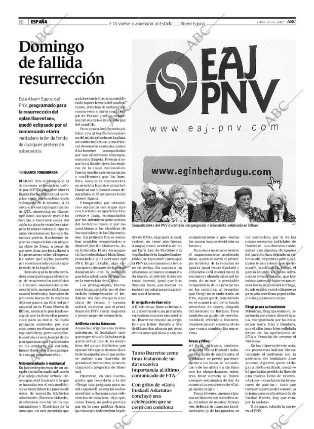 ABC MADRID 09-04-2007 página 16