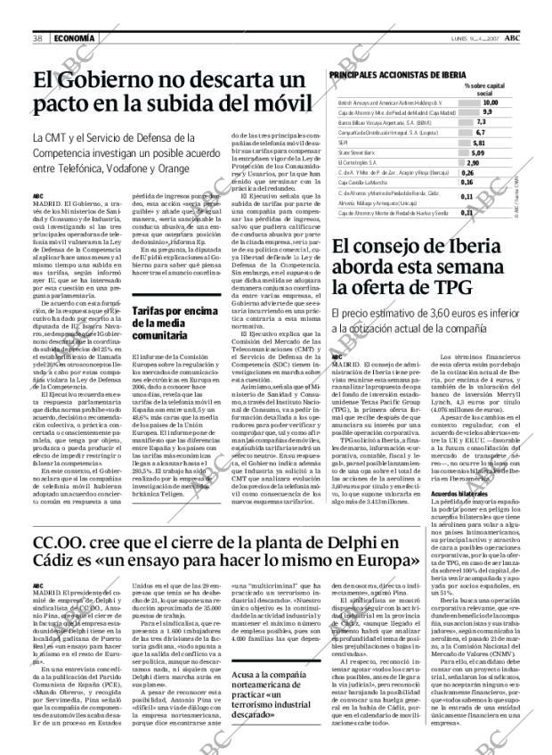 ABC MADRID 09-04-2007 página 38