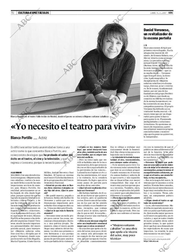 ABC MADRID 09-04-2007 página 70