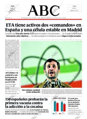 ABC MADRID 10-04-2007 página 1