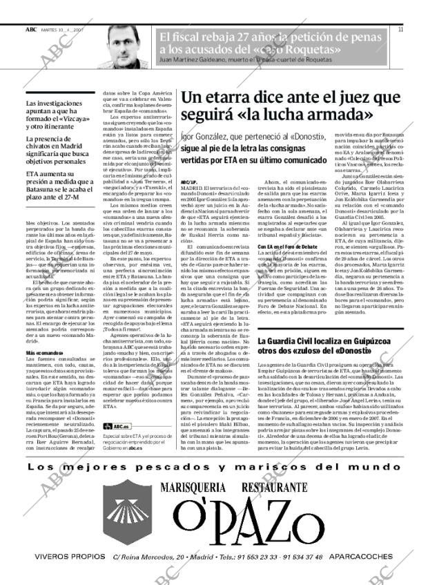 ABC MADRID 10-04-2007 página 11