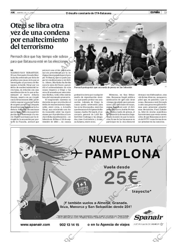 ABC MADRID 10-04-2007 página 13