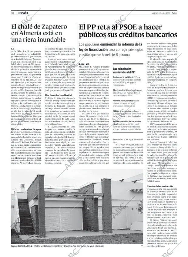 ABC MADRID 10-04-2007 página 18