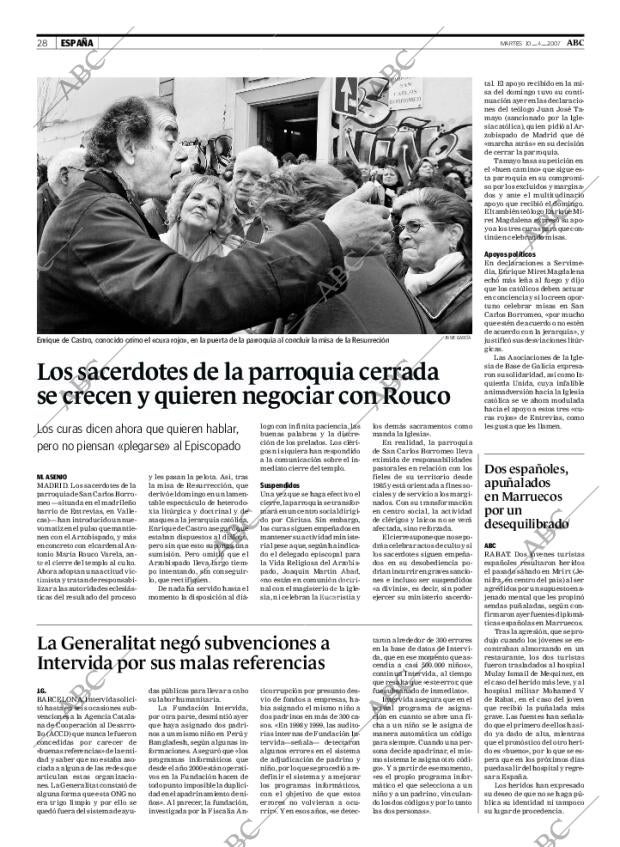 ABC MADRID 10-04-2007 página 28