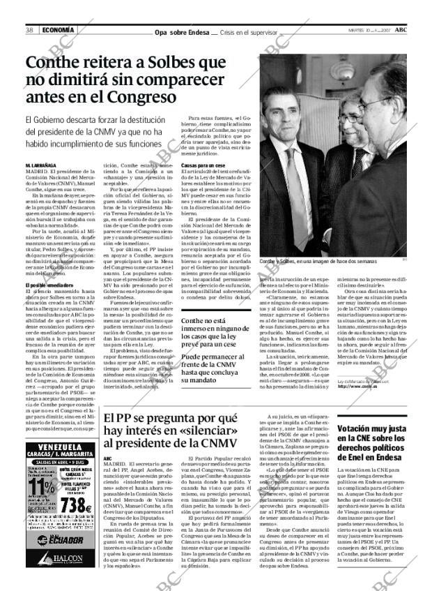 ABC MADRID 10-04-2007 página 38