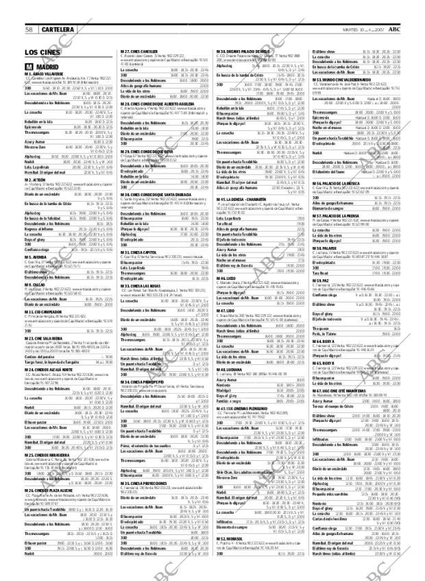 ABC MADRID 10-04-2007 página 58