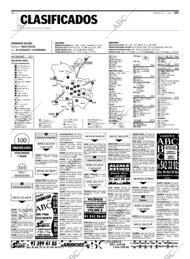 ABC MADRID 10-04-2007 página 64