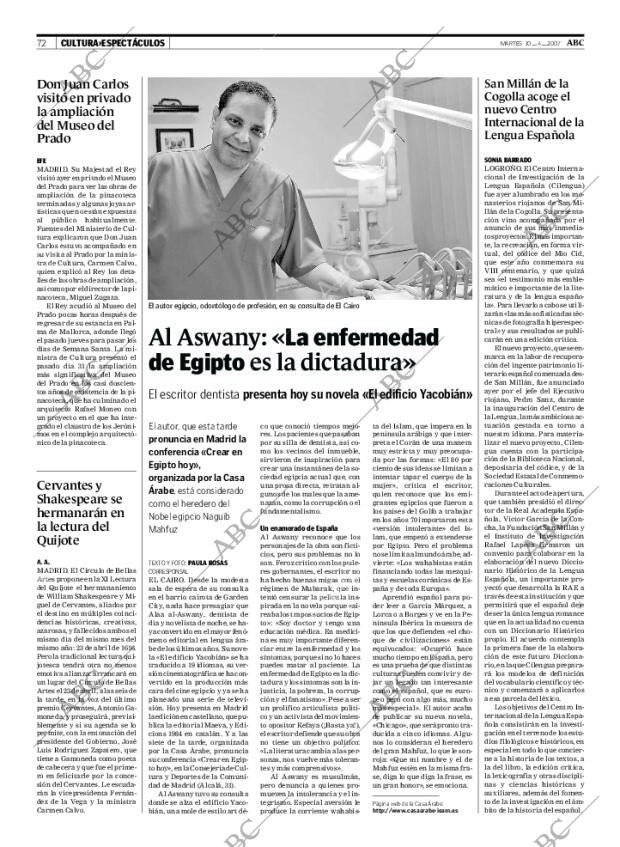 ABC MADRID 10-04-2007 página 72