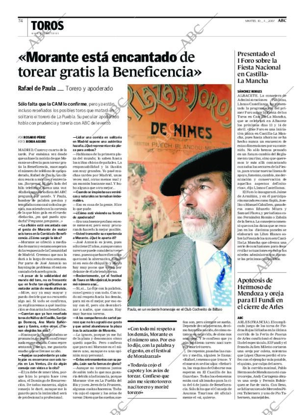 ABC MADRID 10-04-2007 página 74