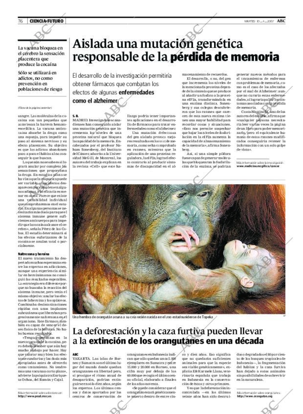 ABC MADRID 10-04-2007 página 76