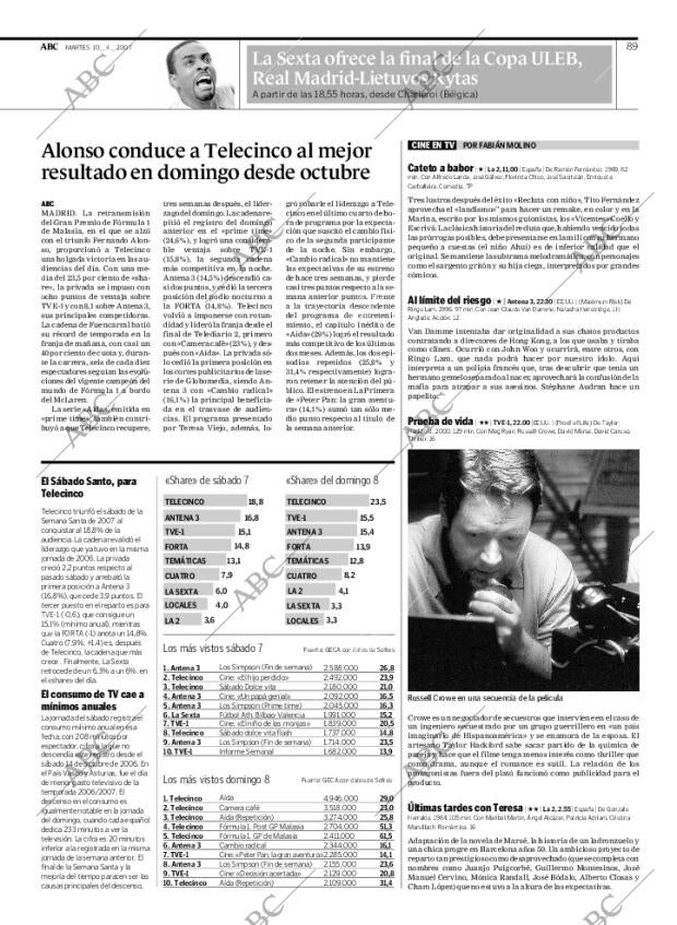 ABC MADRID 10-04-2007 página 89
