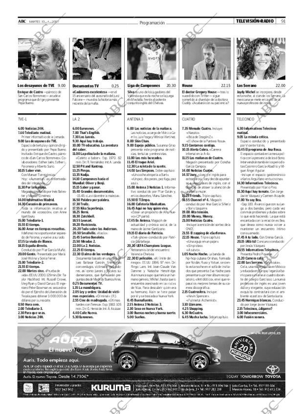 ABC MADRID 10-04-2007 página 91