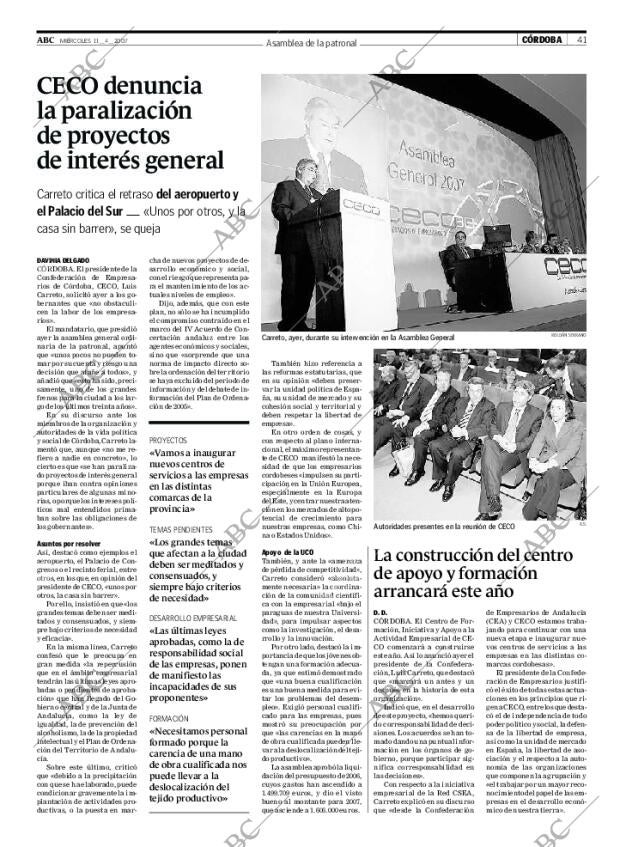 ABC CORDOBA 11-04-2007 página 41
