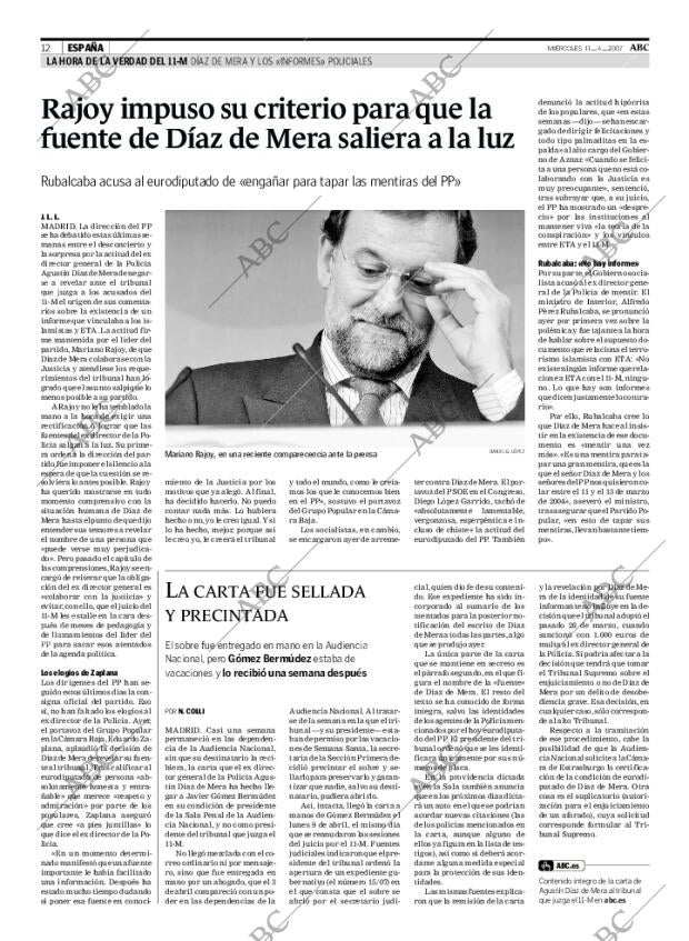 ABC MADRID 11-04-2007 página 12
