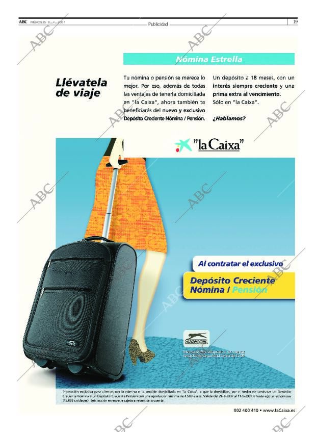 ABC MADRID 11-04-2007 página 19