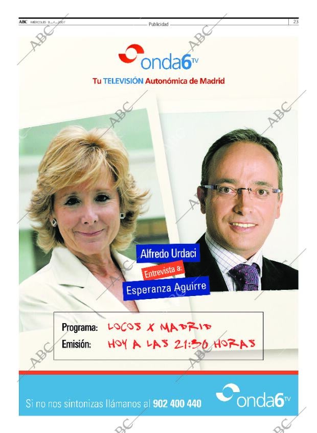 ABC MADRID 11-04-2007 página 23