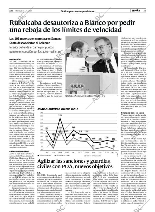 ABC MADRID 11-04-2007 página 25