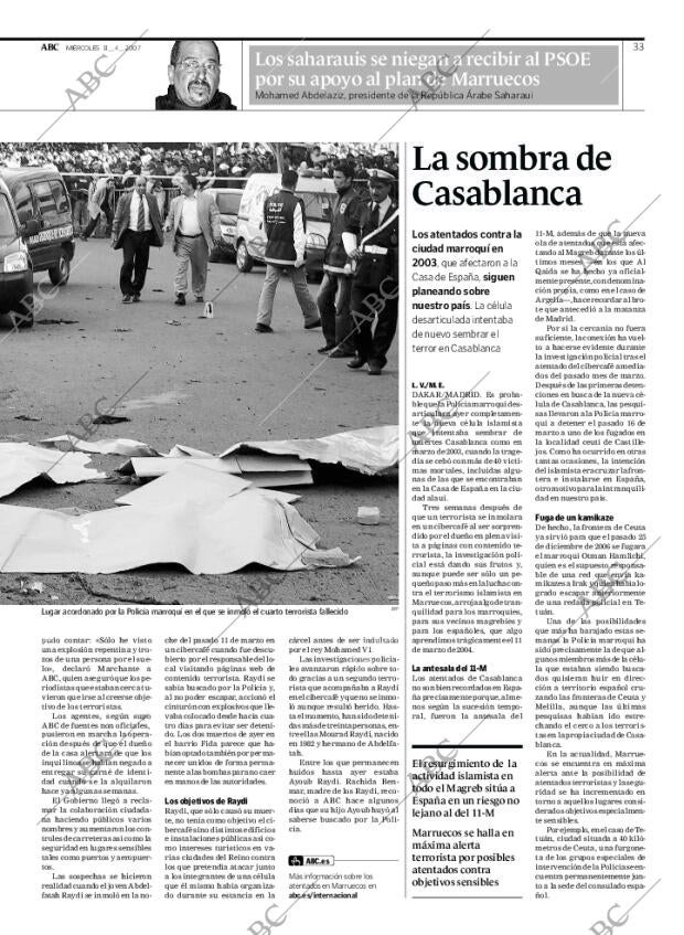 ABC MADRID 11-04-2007 página 33
