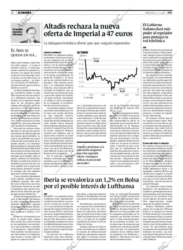 ABC MADRID 11-04-2007 página 42