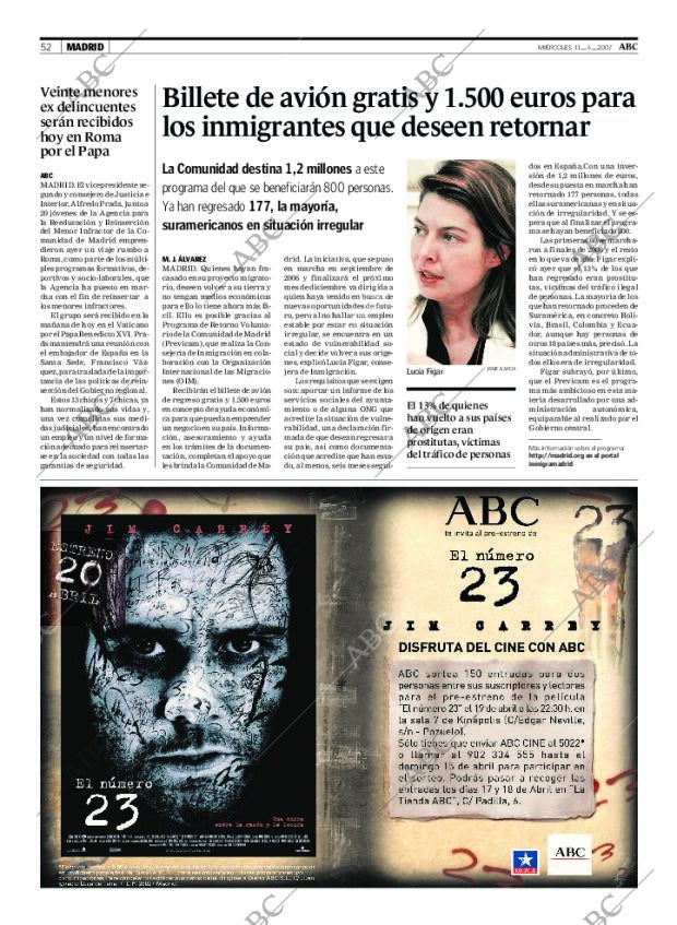 ABC MADRID 11-04-2007 página 52