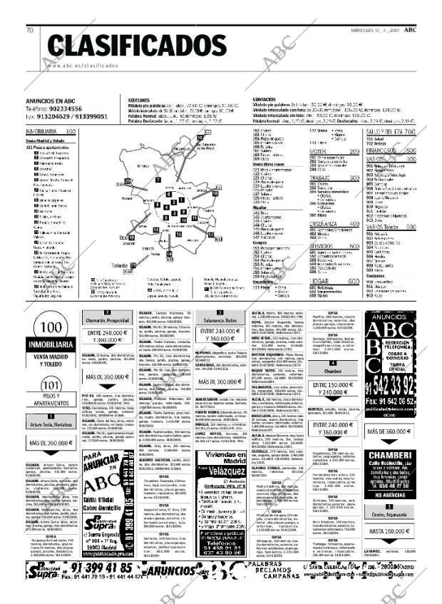 ABC MADRID 11-04-2007 página 70