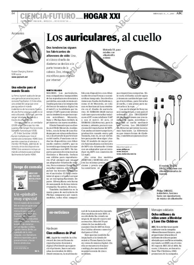 ABC MADRID 11-04-2007 página 84