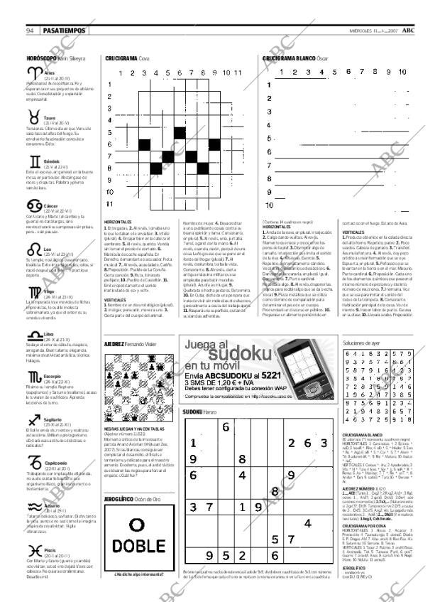 ABC MADRID 11-04-2007 página 94