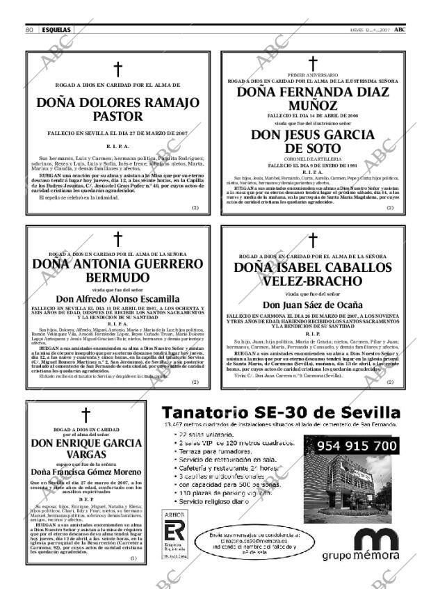 ABC SEVILLA 12-04-2007 página 80