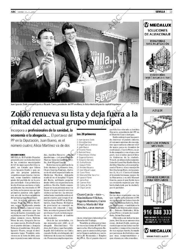 ABC SEVILLA 13-04-2007 página 13