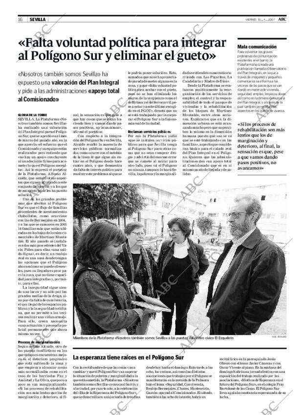 ABC SEVILLA 13-04-2007 página 16