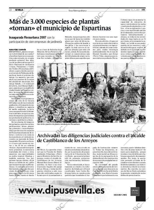 ABC SEVILLA 13-04-2007 página 22