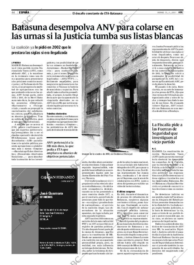 ABC SEVILLA 13-04-2007 página 44