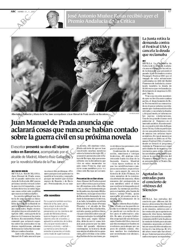 ABC SEVILLA 13-04-2007 página 67