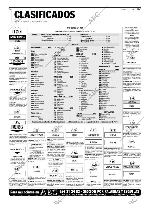 ABC SEVILLA 13-04-2007 página 84
