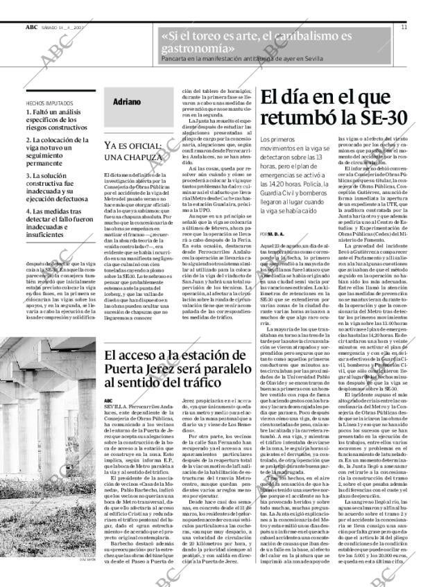 ABC SEVILLA 14-04-2007 página 11