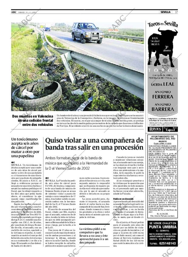 ABC SEVILLA 14-04-2007 página 17