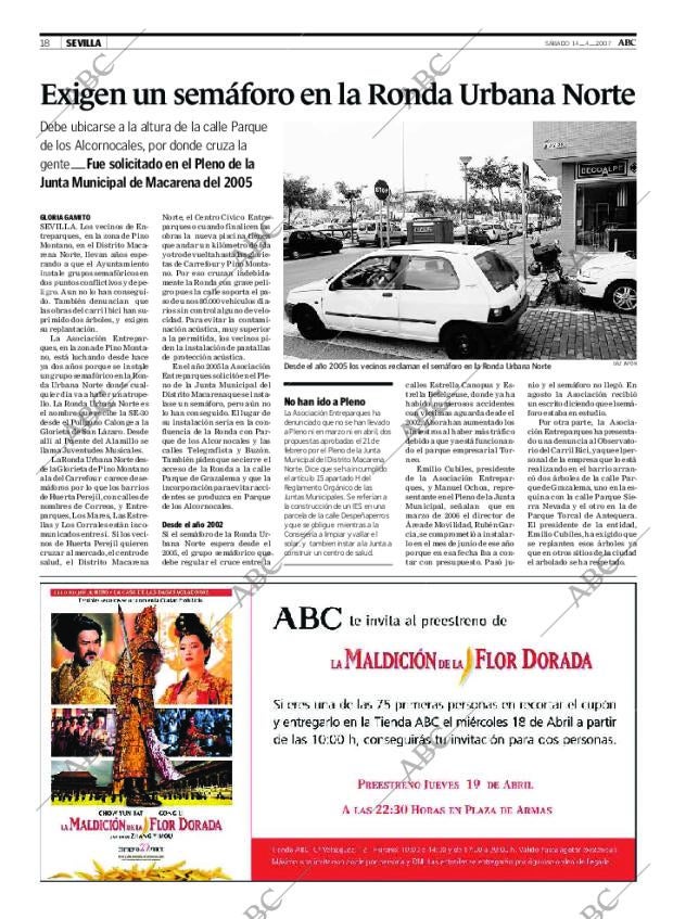 ABC SEVILLA 14-04-2007 página 18