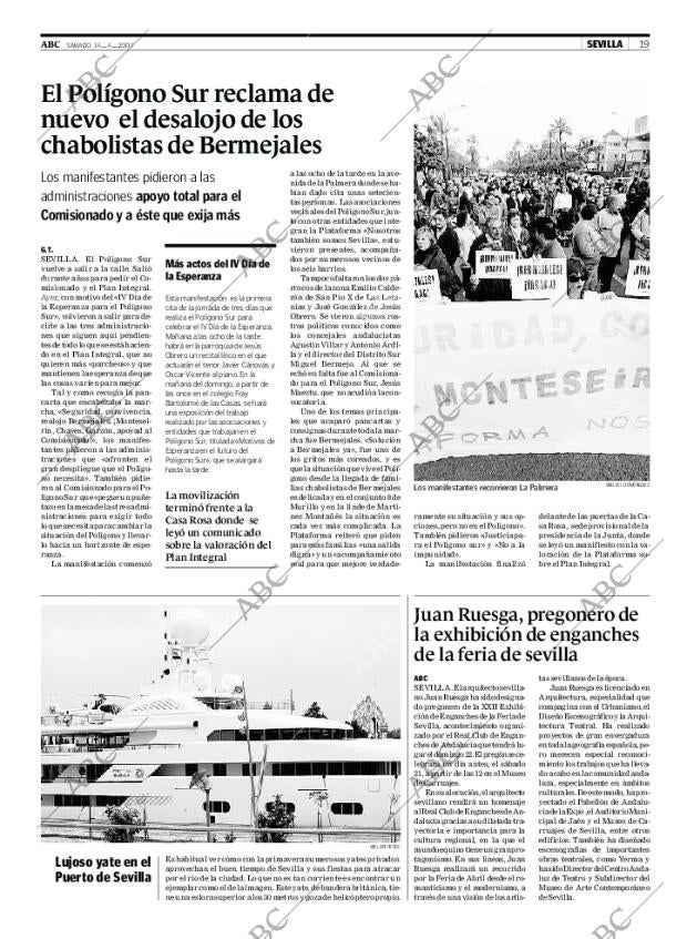 ABC SEVILLA 14-04-2007 página 19