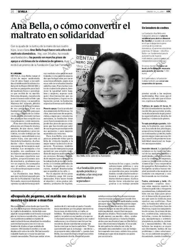 ABC SEVILLA 14-04-2007 página 20