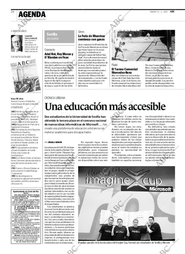 ABC SEVILLA 14-04-2007 página 24