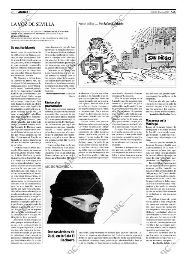ABC SEVILLA 14-04-2007 página 26