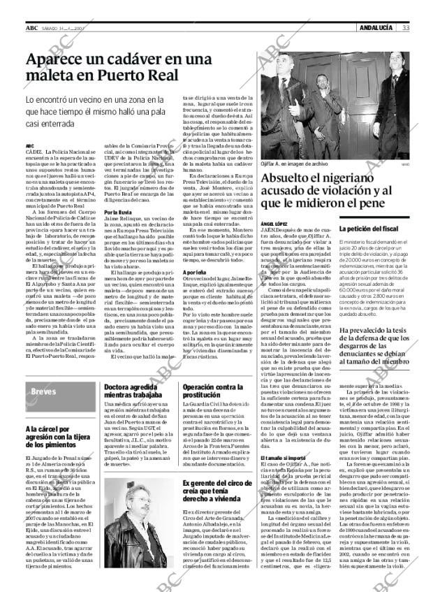 ABC SEVILLA 14-04-2007 página 33