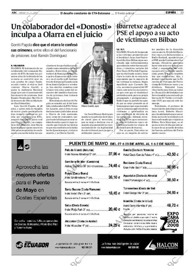 ABC SEVILLA 14-04-2007 página 39
