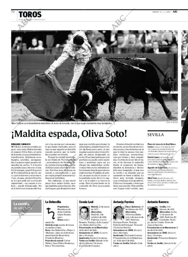 ABC SEVILLA 14-04-2007 página 82