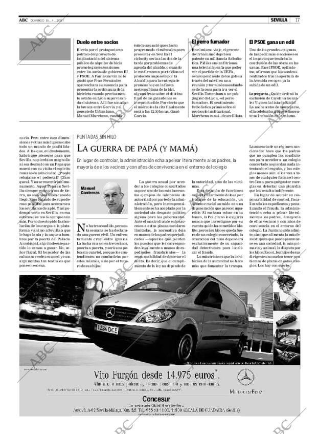 ABC SEVILLA 15-04-2007 página 17